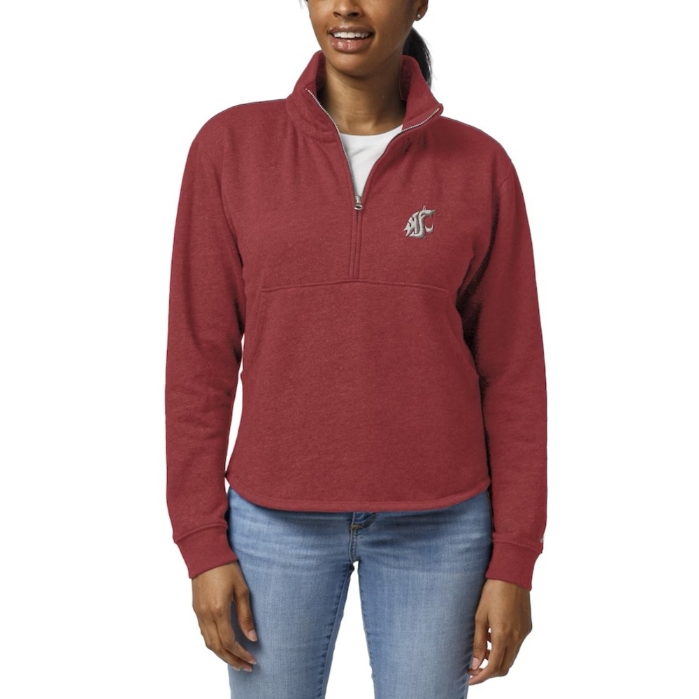 Washington State University Quarter Zip Sweatshirt - Stadium Athletics